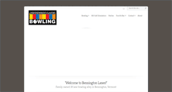 Desktop Screenshot of benningtonlanes.com