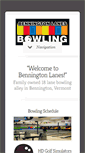 Mobile Screenshot of benningtonlanes.com