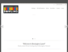 Tablet Screenshot of benningtonlanes.com